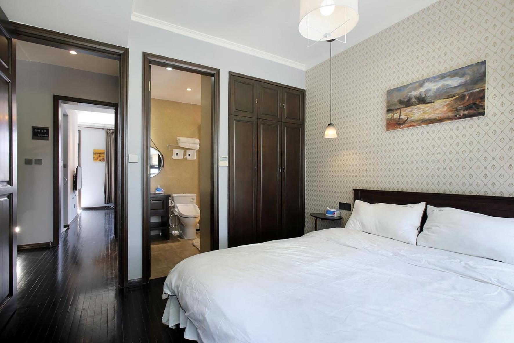 Shanghai Downtown Hills Boutique Guesthouse - Near Metro Line 7, Exit 3, Changping Road Phòng bức ảnh