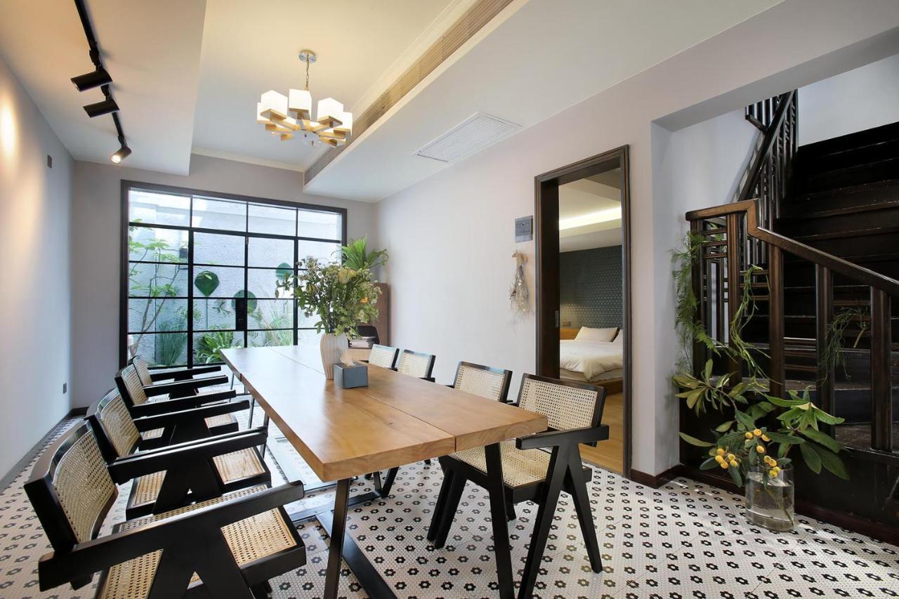 Shanghai Downtown Hills Boutique Guesthouse - Near Metro Line 7, Exit 3, Changping Road Ngoại thất bức ảnh